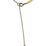 Tiffany & Co.T Smile Yellow Gold & Diamonds Pendant Necklace