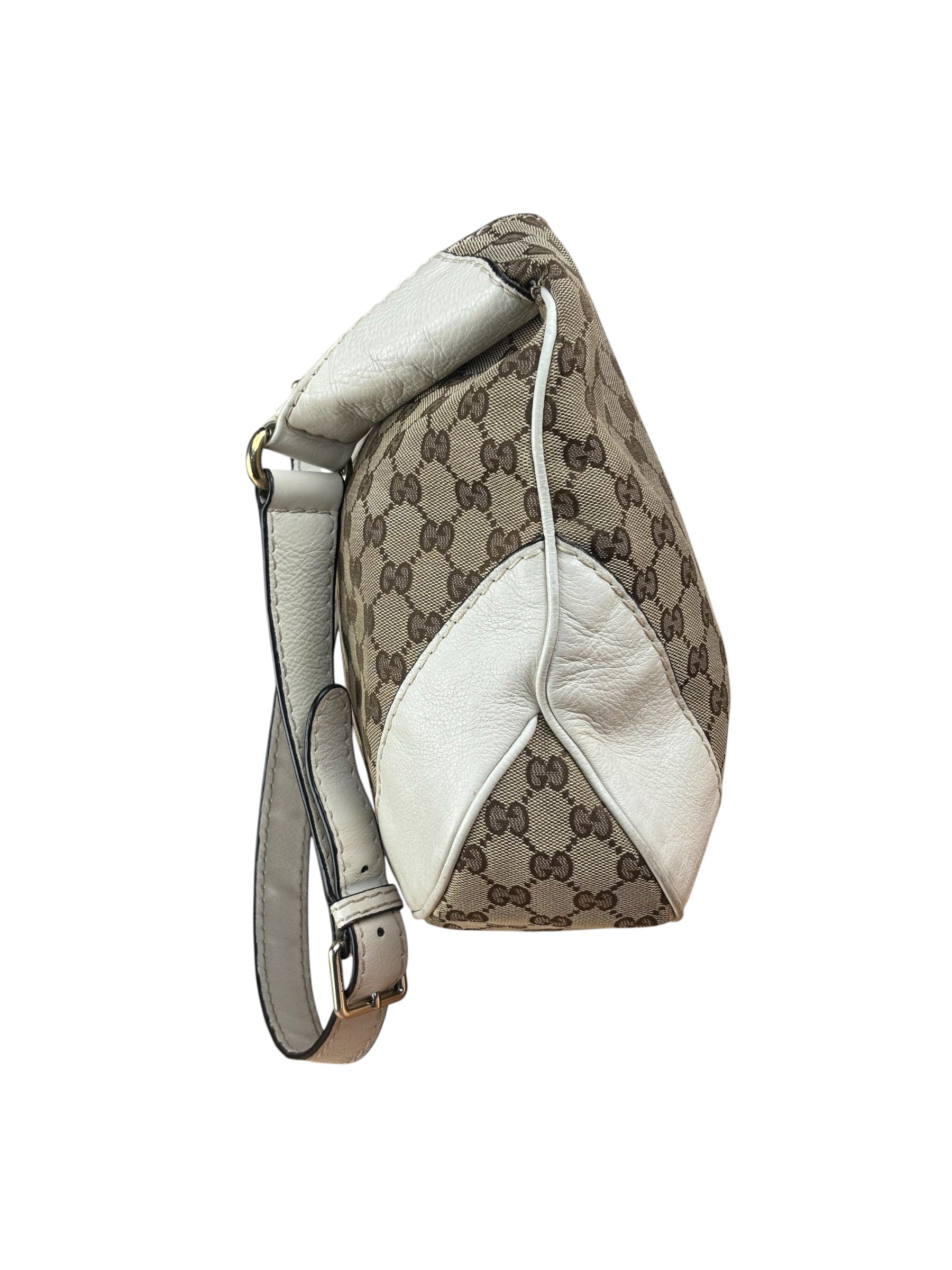 Gucci GG Canvas Medium Charlotte Hobo Bag