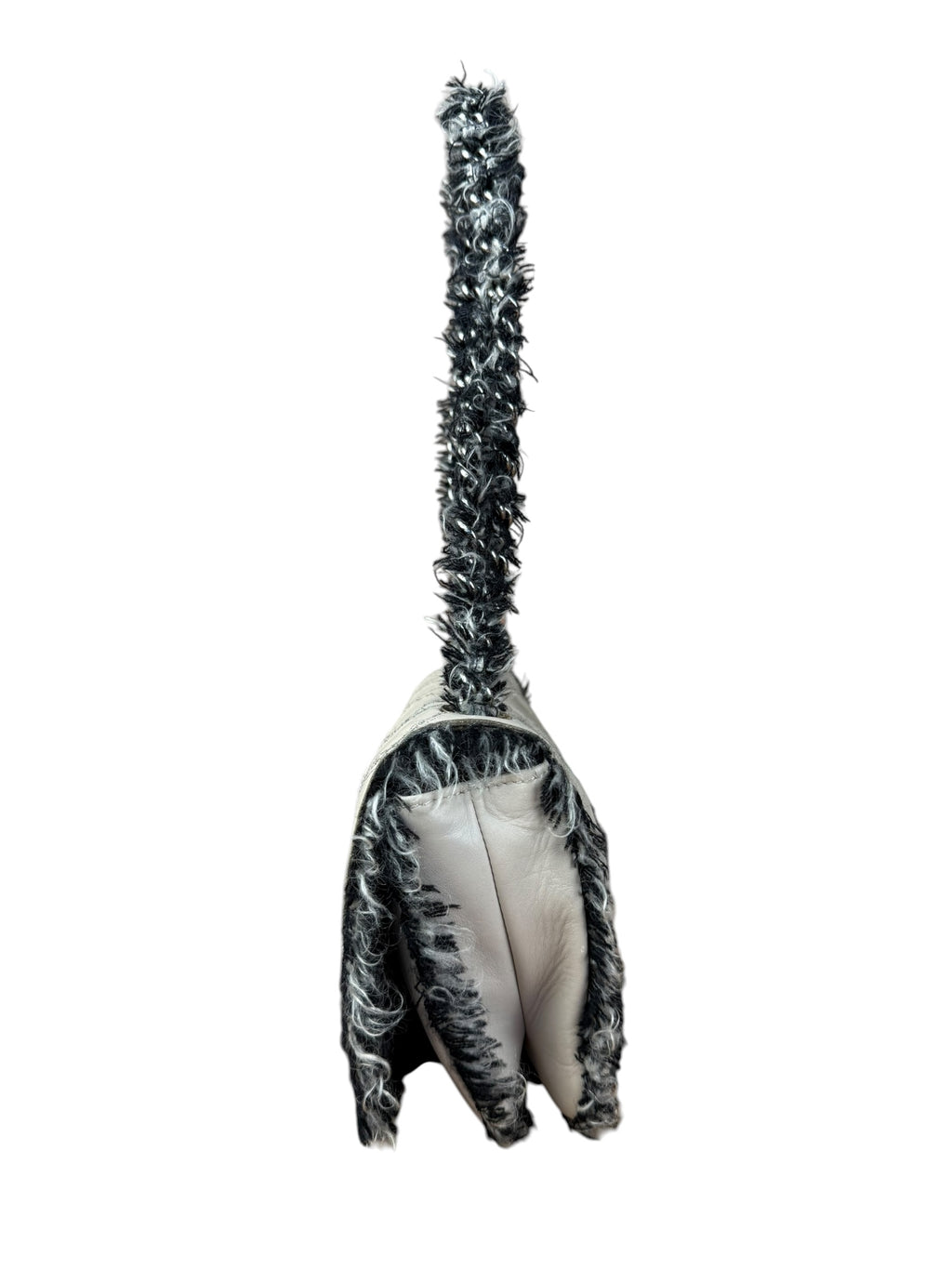 Chanel Tweedy Quilted Leather Fringe Flap Bag 2011