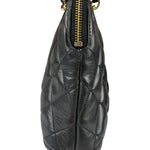 Chanel Vintage Black Quilted Leather Shoulder Bag 1987