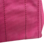 Prada Pink M Canapa Canvas Tote