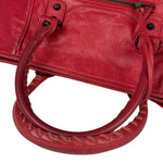 Balenciaga Red Leather Le City Tote
