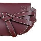 Loewe Mini Burgundy Gate Crossbody
