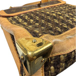 Louis Vuitton Brown Monogram Ambre Tweedy Zip GM