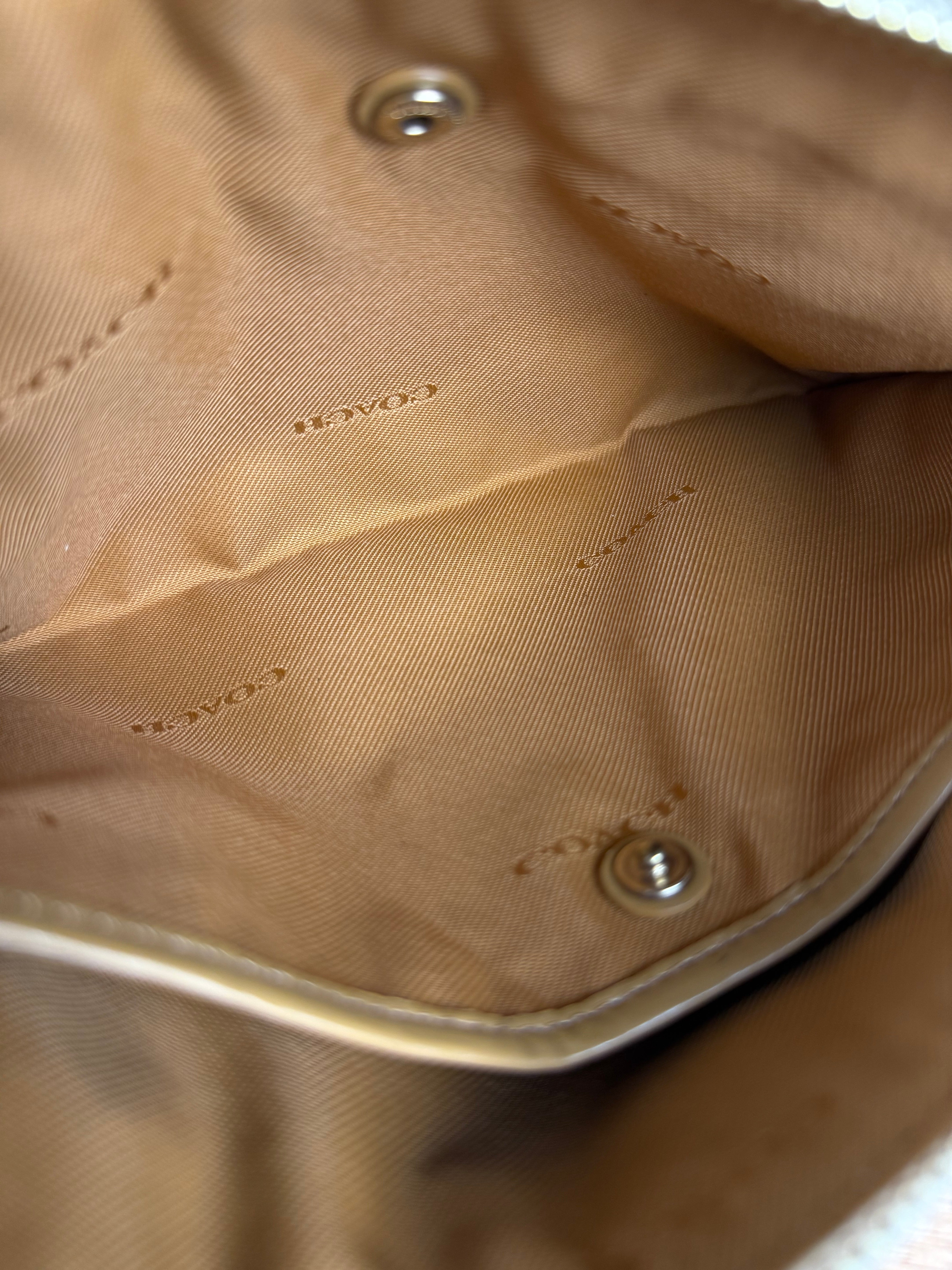 Coach Floral Cutout Print Crossbody Bag