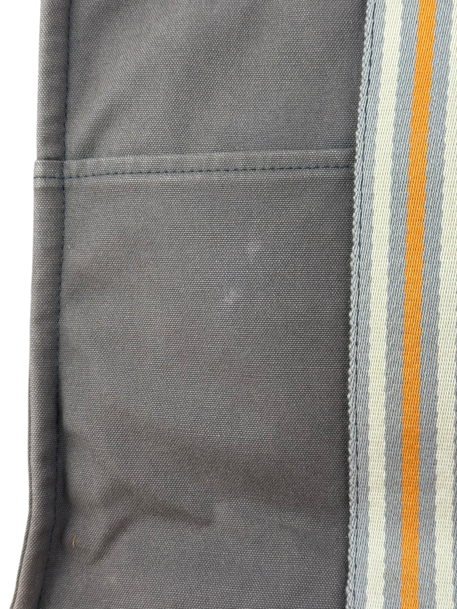 Hermes Grey Canvas Fourre Tout GM