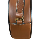 Celine Cuir Triomphe Oval Crossbody Brown