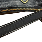 Coach Black Poppy Liquid Gloss Leather Storypatch Hobo Bag