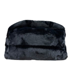 Chanel Beauty Soft Black Zip Cosmetic Pouch