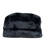 Chanel Beauty Soft Black Zip Cosmetic Pouch