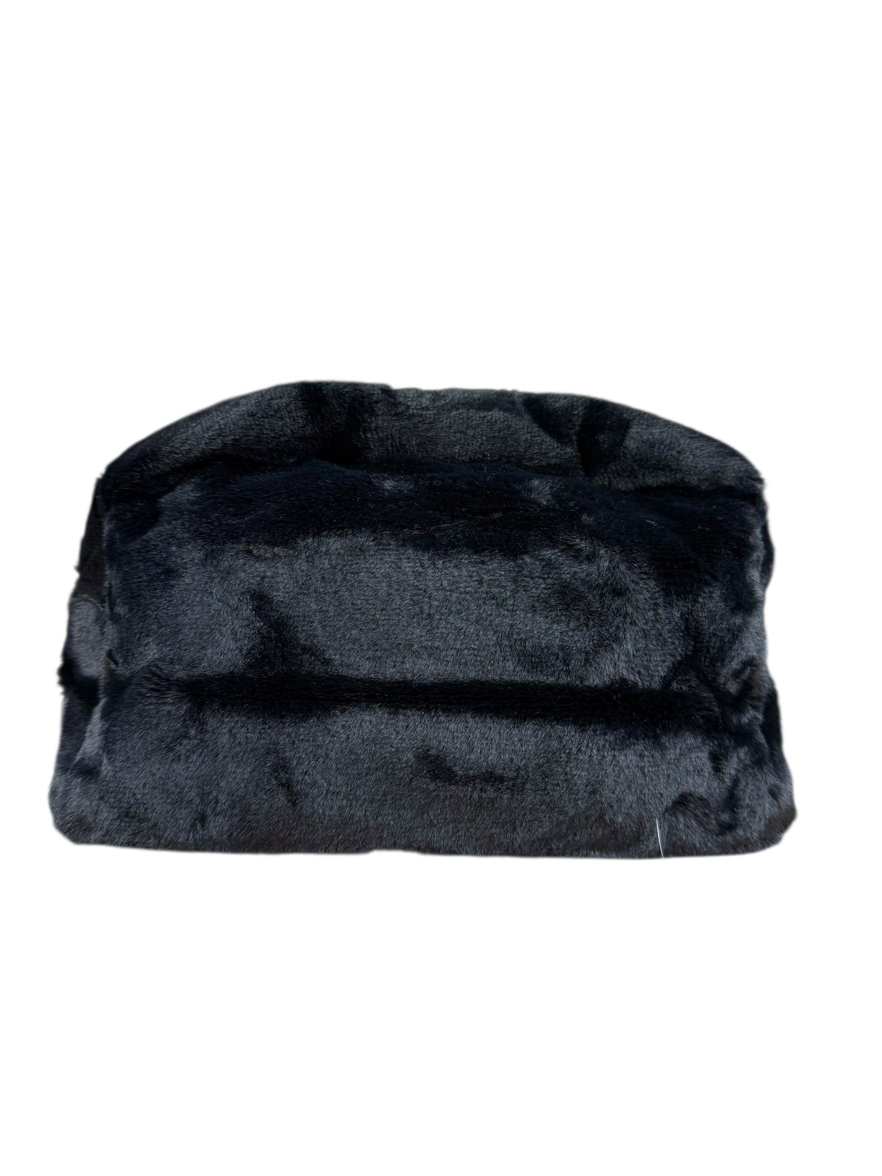 Chanel Beauty Soft Black Zip Cosmetic Pouch