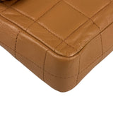 Chanel Vintage Beige Leather  Chocolate Bar East- 1987