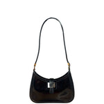 Gucci Mini Black Patent Shoulder Pouch