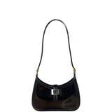 Gucci Mini Black Patent Shoulder Pouch