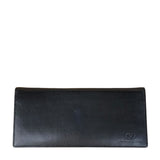 Valentino Black Leather Long Wallet