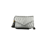 Chanel Vintage Metallic Silver Quilted Tassel Flap Bag 1997