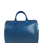 Louis Vuitton Blue Epi Leather Speedy 30