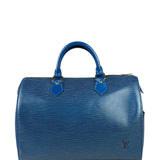 Louis Vuitton Blue Epi Leather Speedy 30