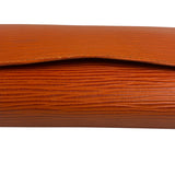 Louis Vuitton Vintage Art Deco Brown Epi Clutch