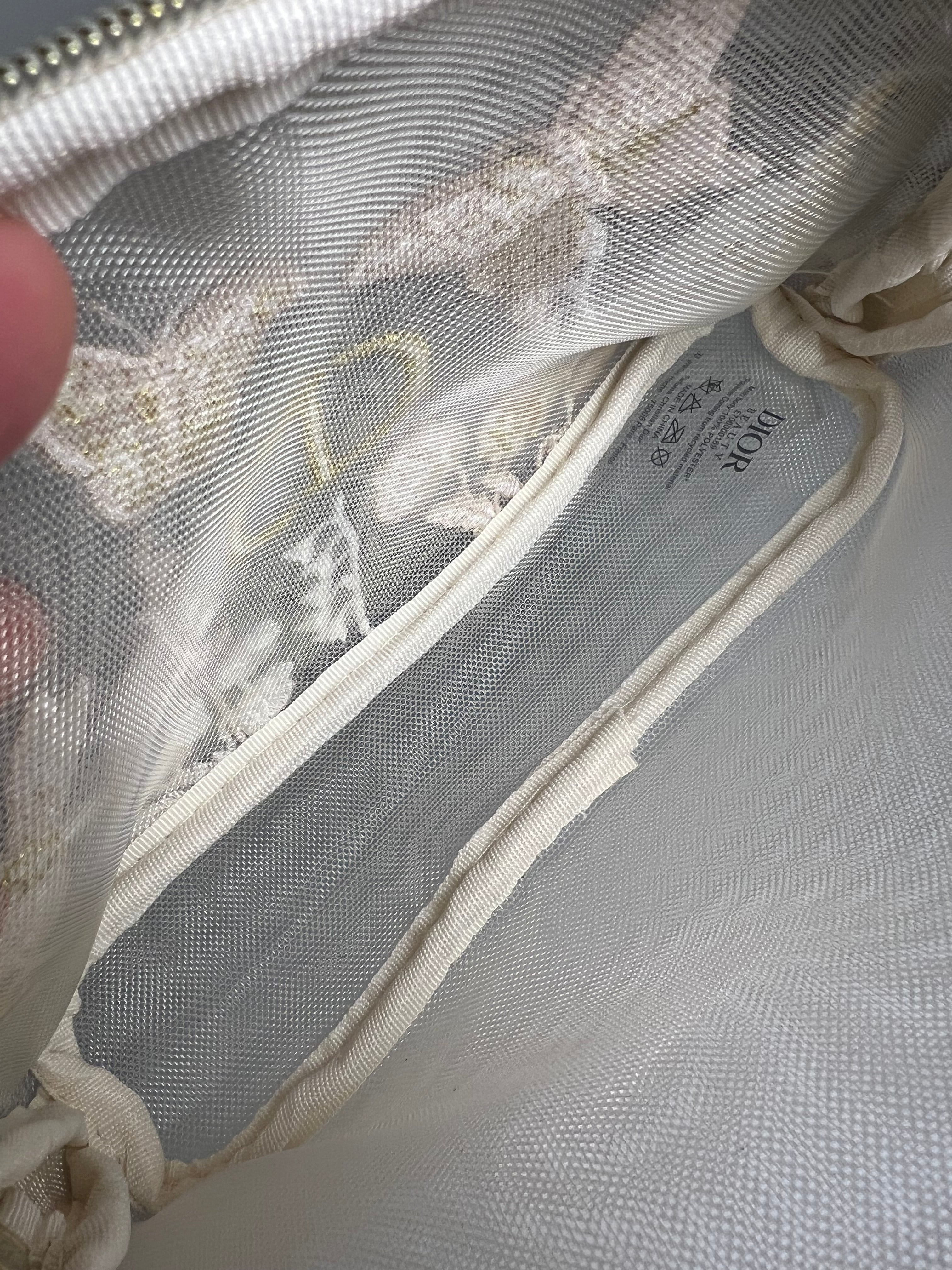 Dior Beauty Floral Mesh Cosmetic Pouch