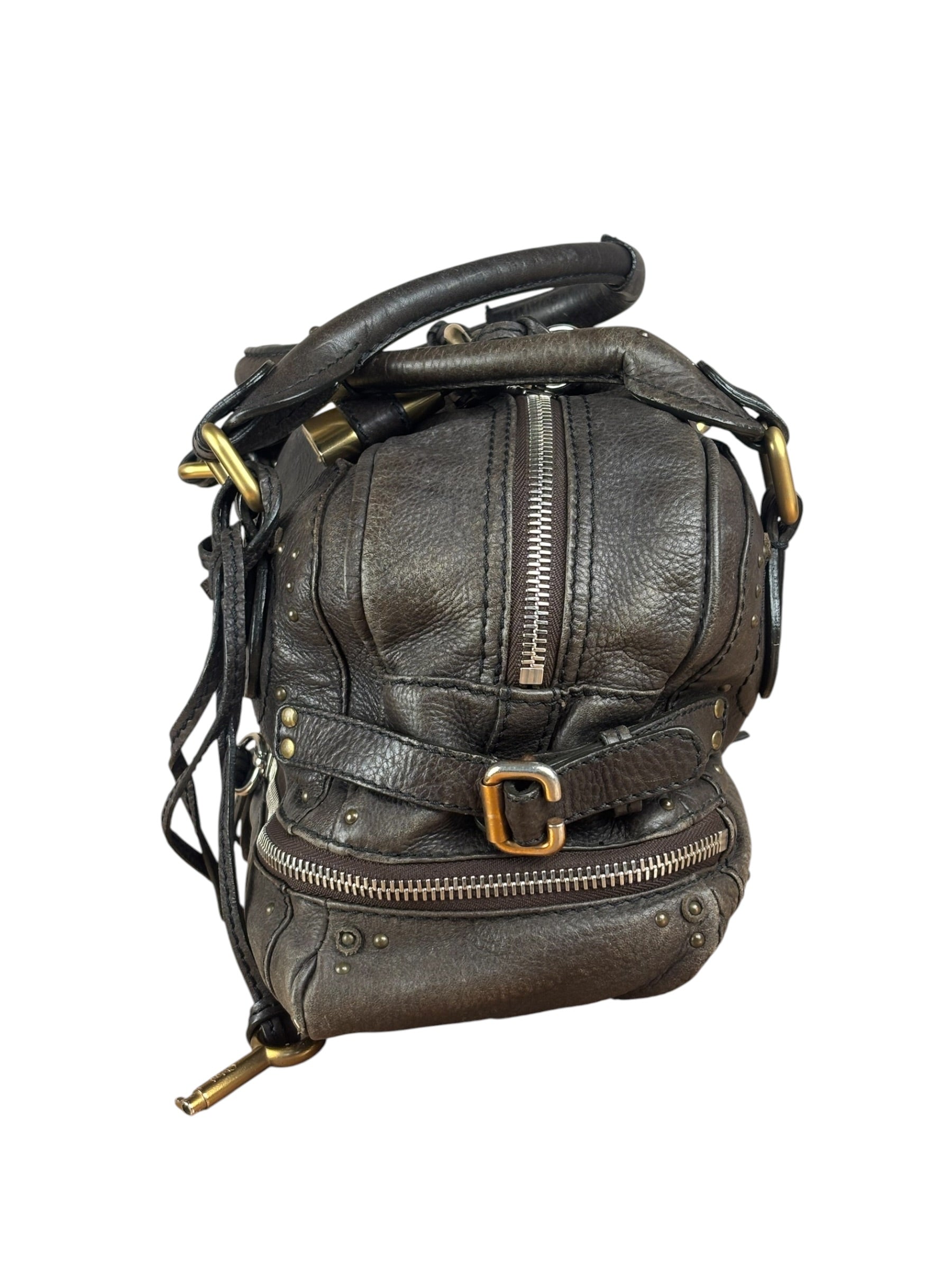 Chloe Brown Leather Paddington Shoulder Bag