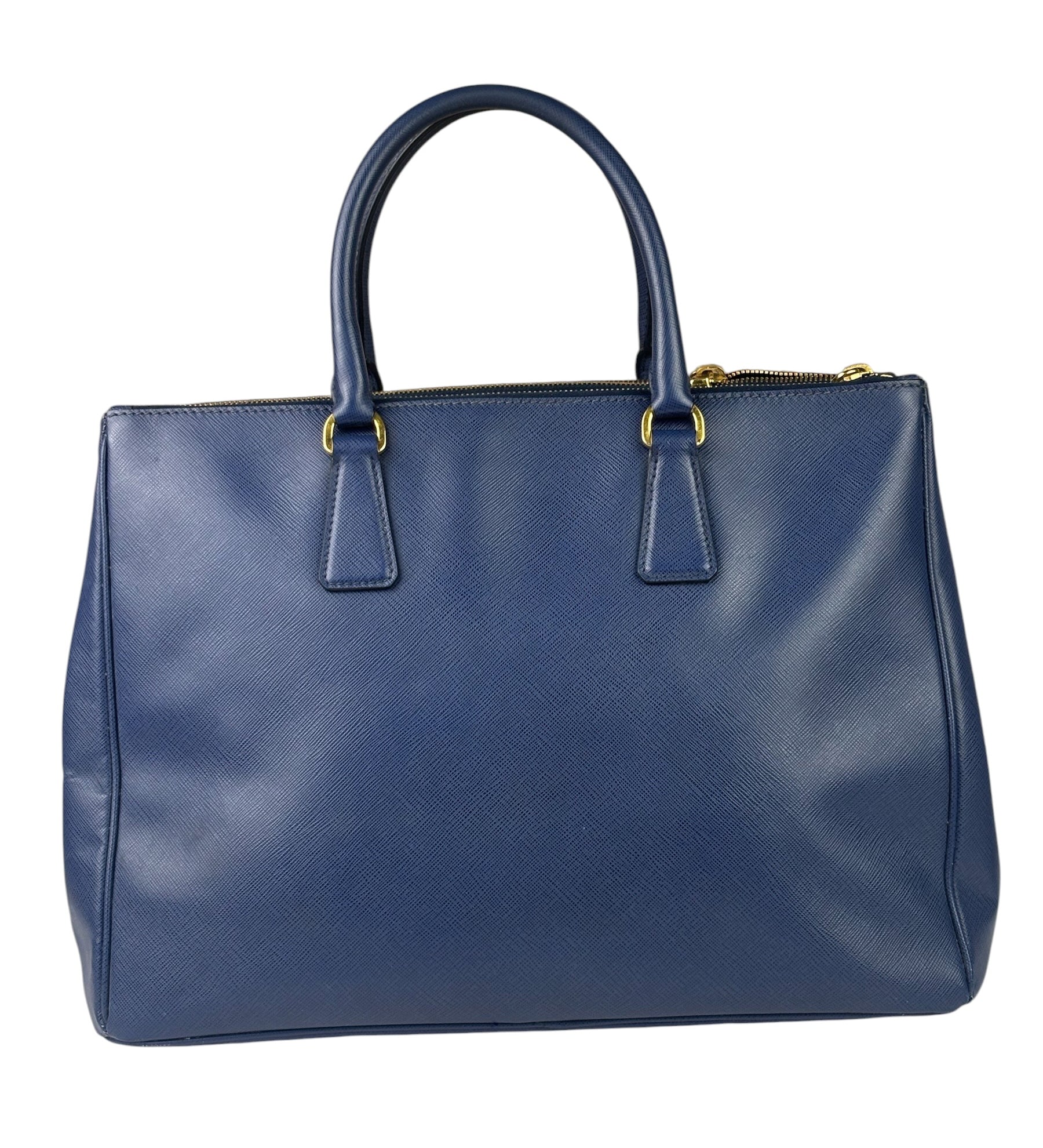Prada Navy Saffiano Leather Galleria Tote