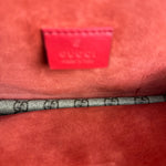 Gucci Dionysus GG Supreme Shoulder Bag Beige/Red