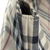 Burberry Vintage Canvas House Check Tote Bag
