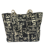 Chanel Black 31 Rue Cambon By Sea Line Tote 2002