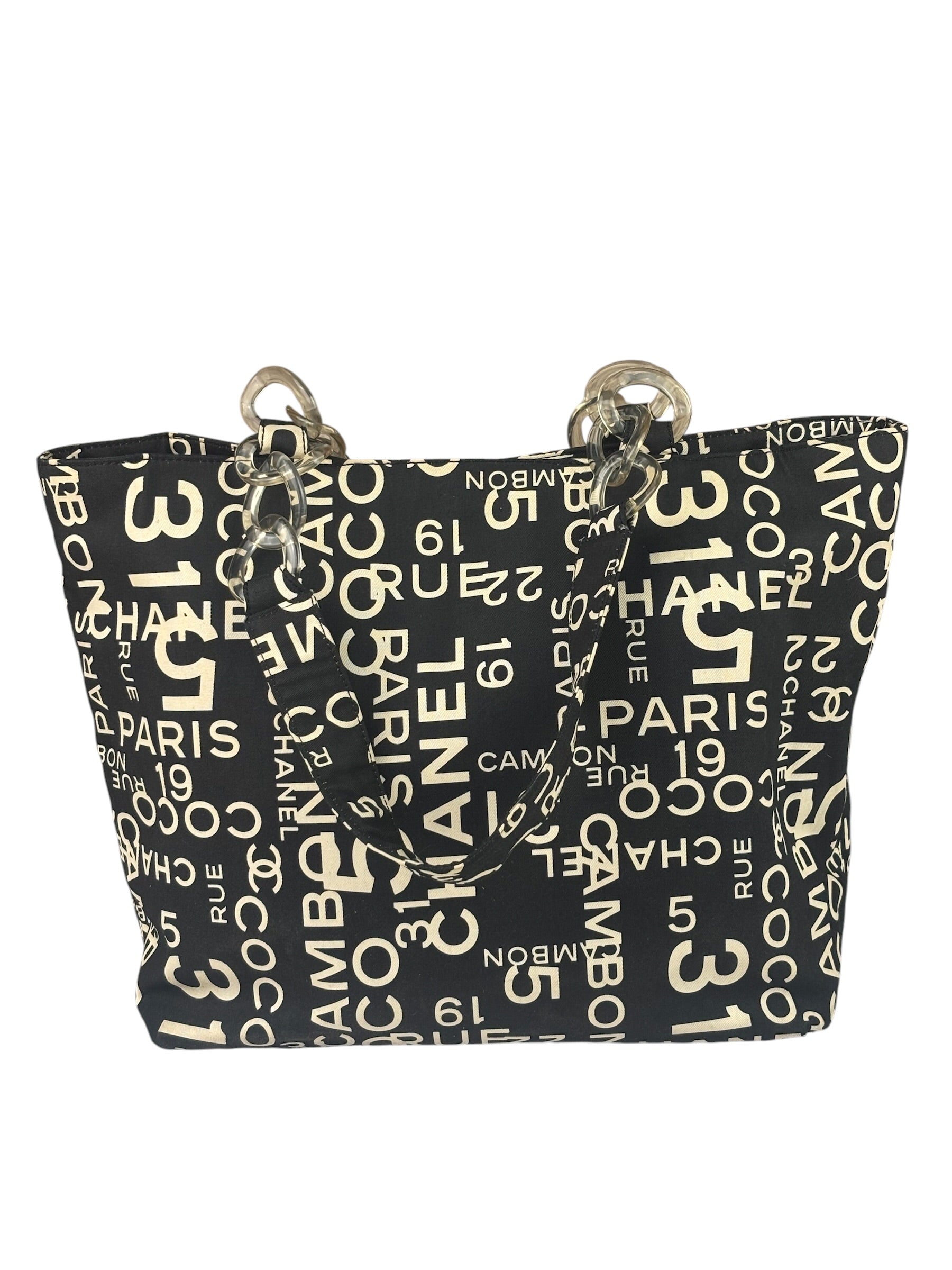 Chanel Black 31 Rue Cambon By Sea Line Tote 2002