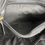 Coach black Leather Backpack