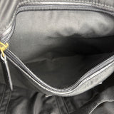 Coach black Leather Backpack