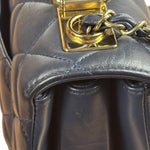 Chanel Navy Quilted Lambskin Small Trendy Flap Bag