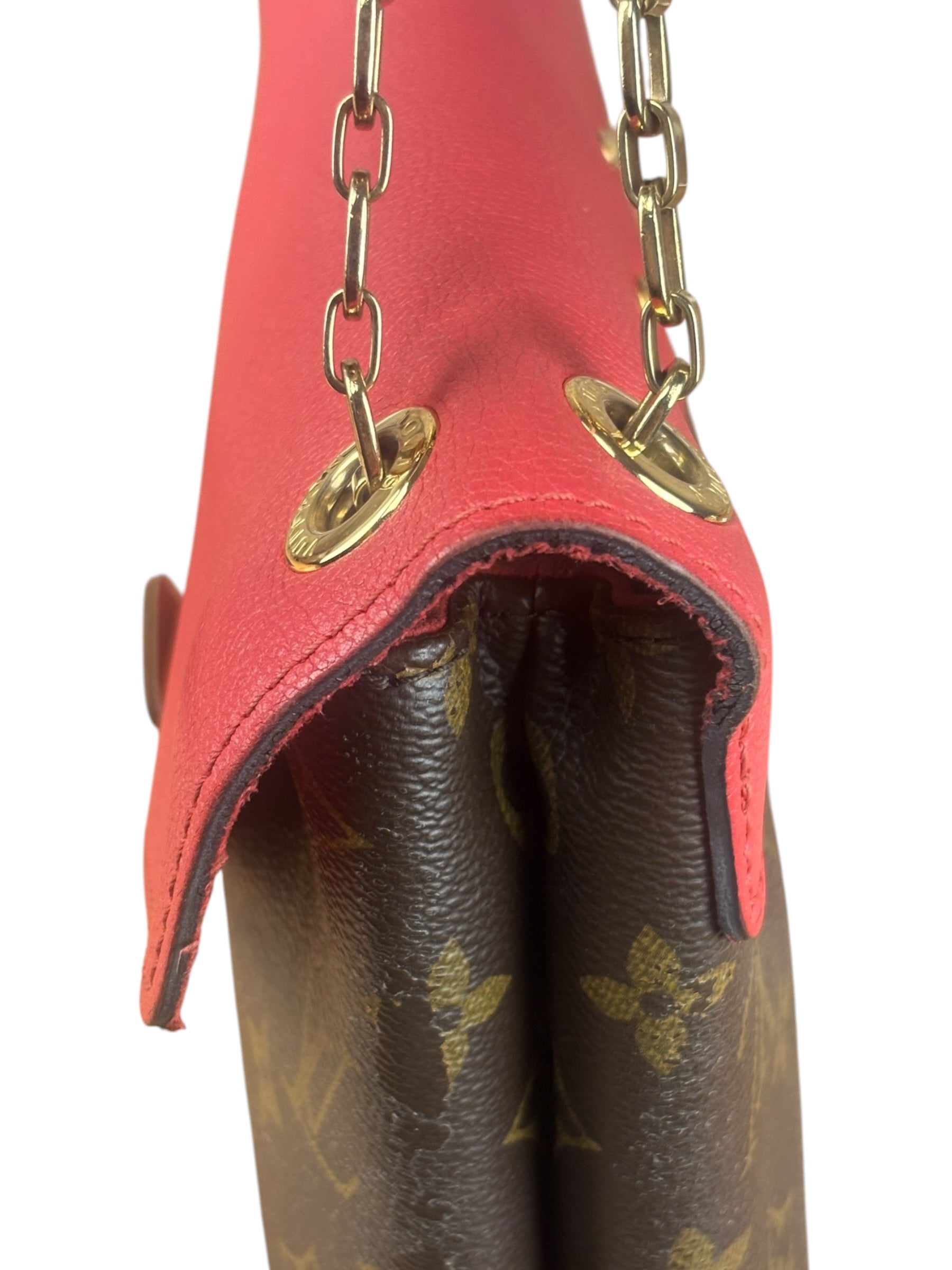 Louis Vuitton Pink Monogram Canvas Pallas Chain Shoulder Bag