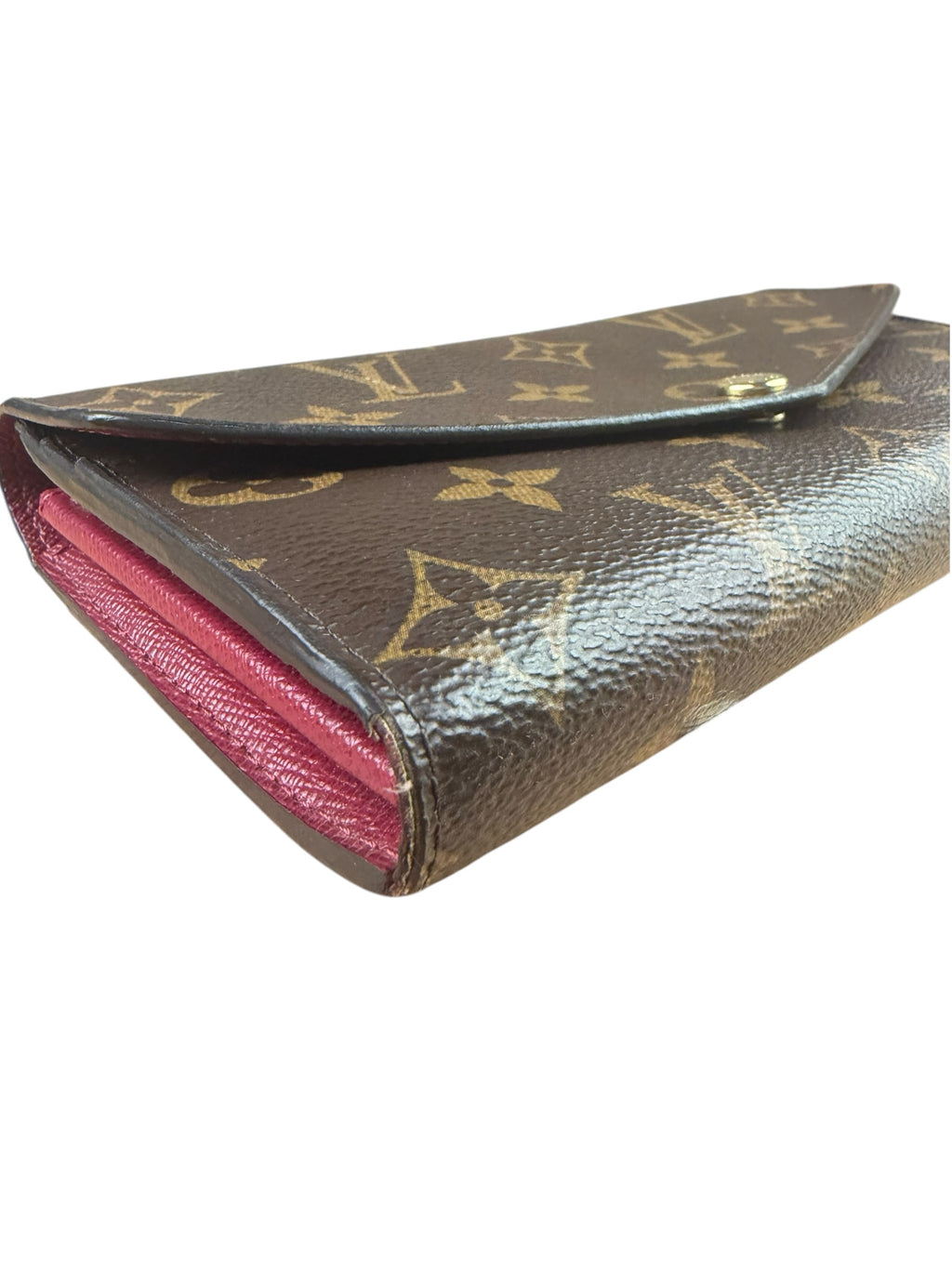 Louis Vuitton Monogram Sarah Flap Long Wallet