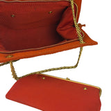 Chanel Vintage Red Quilted Tweed Shoulder Bag 1994