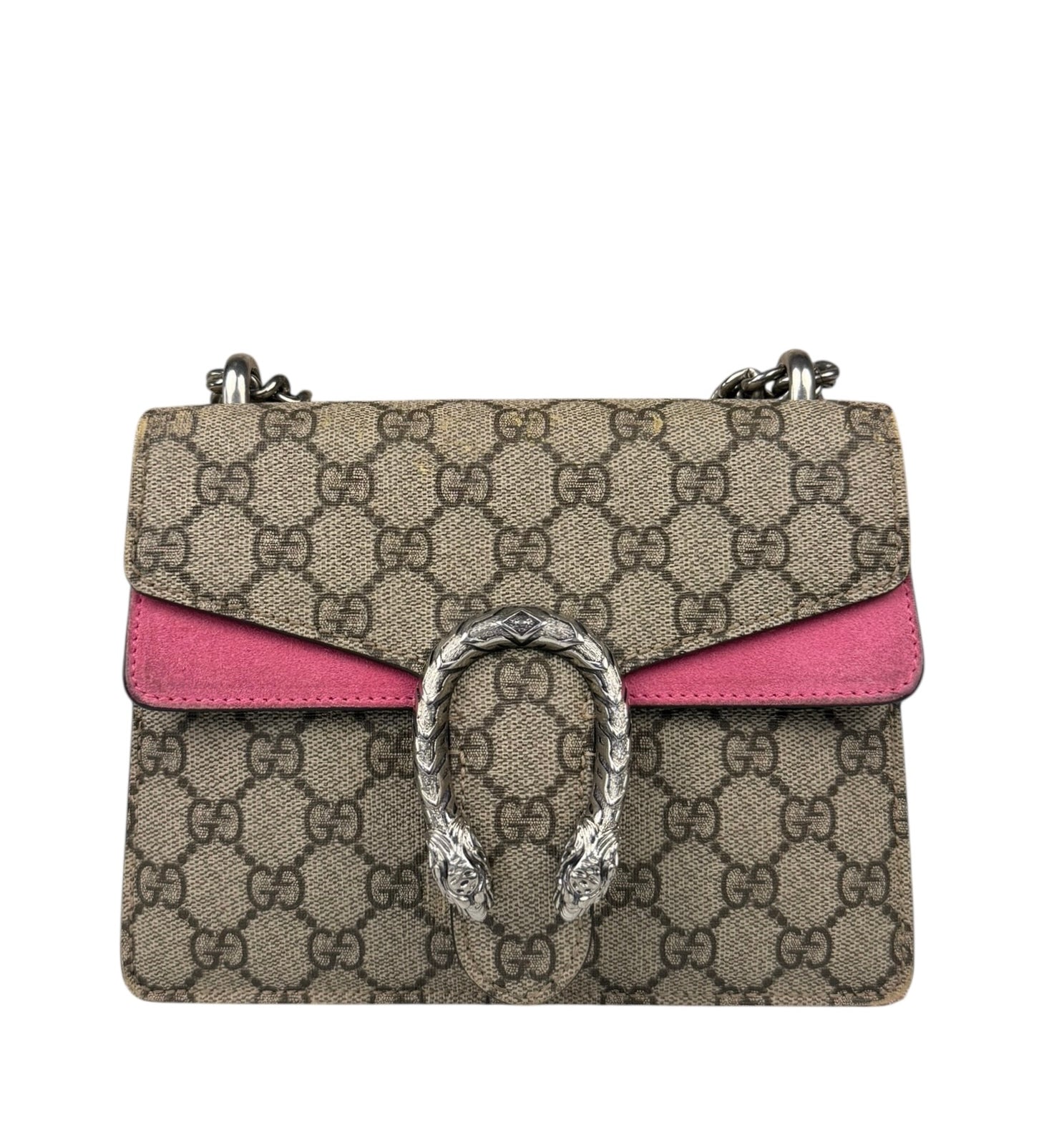 Gucci GG Small Pink Dionysus Chain Bag