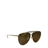 Gucci GG0672s Aviator Green Lenses Sunglasses