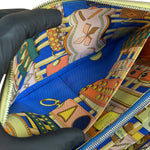 Hermes Yellow Leather Silk'In Classique Long Wallet