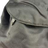 Prada Vintage Black Nylon Drawstring Backpack