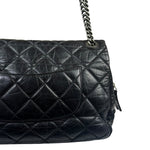 Chanel Black Quilted Calfskin Portobello Flap Bag 2013