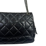 Chanel Black Quilted Calfskin Portobello Flap Bag 2013