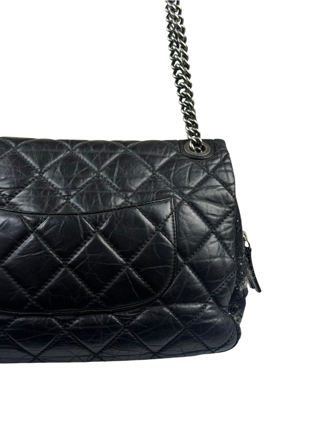 Chanel Black Quilted Calfskin Portobello Flap Bag 2013
