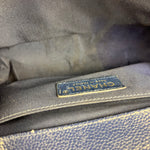 Chanel Blue Chevron Caviar Medium Boy Bag 2019