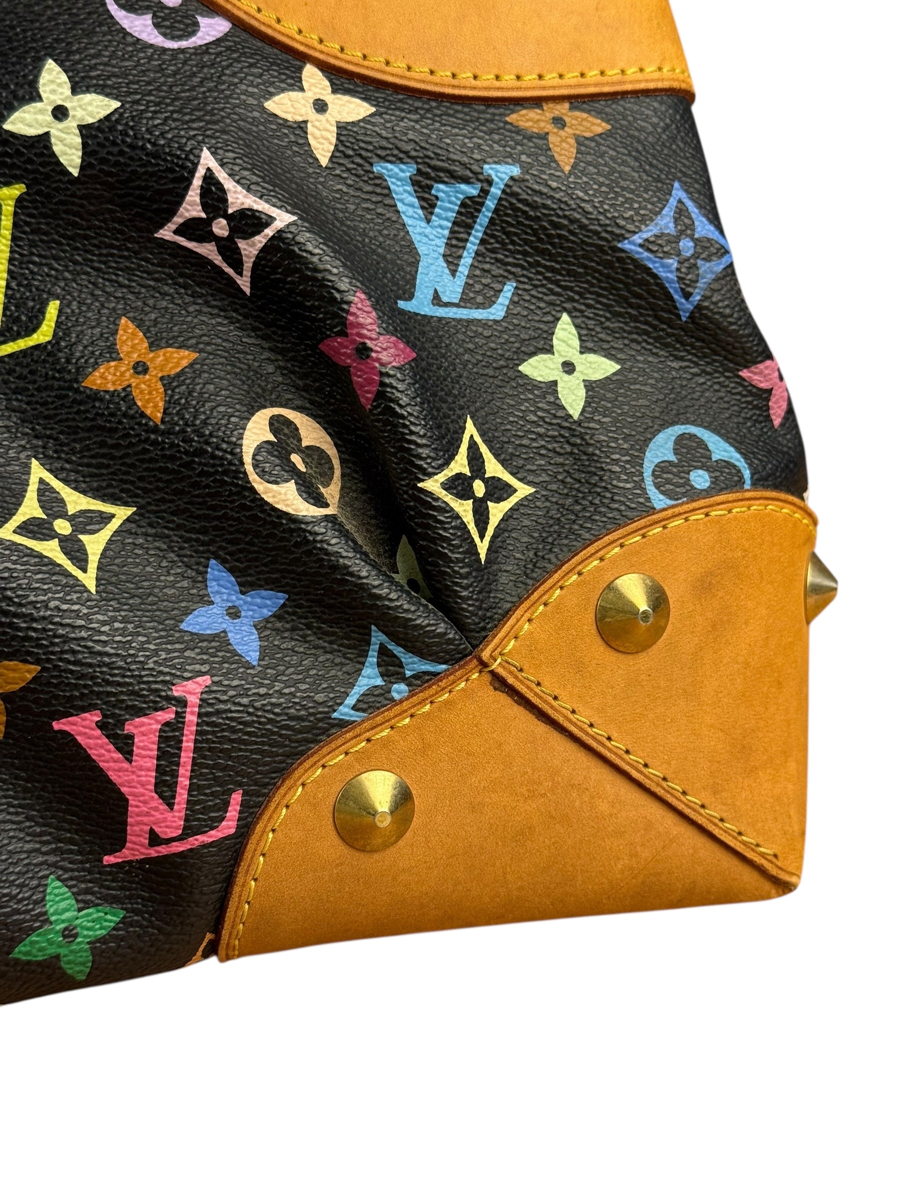 Louis Vuitton Black Murakami Judy MM Handbag