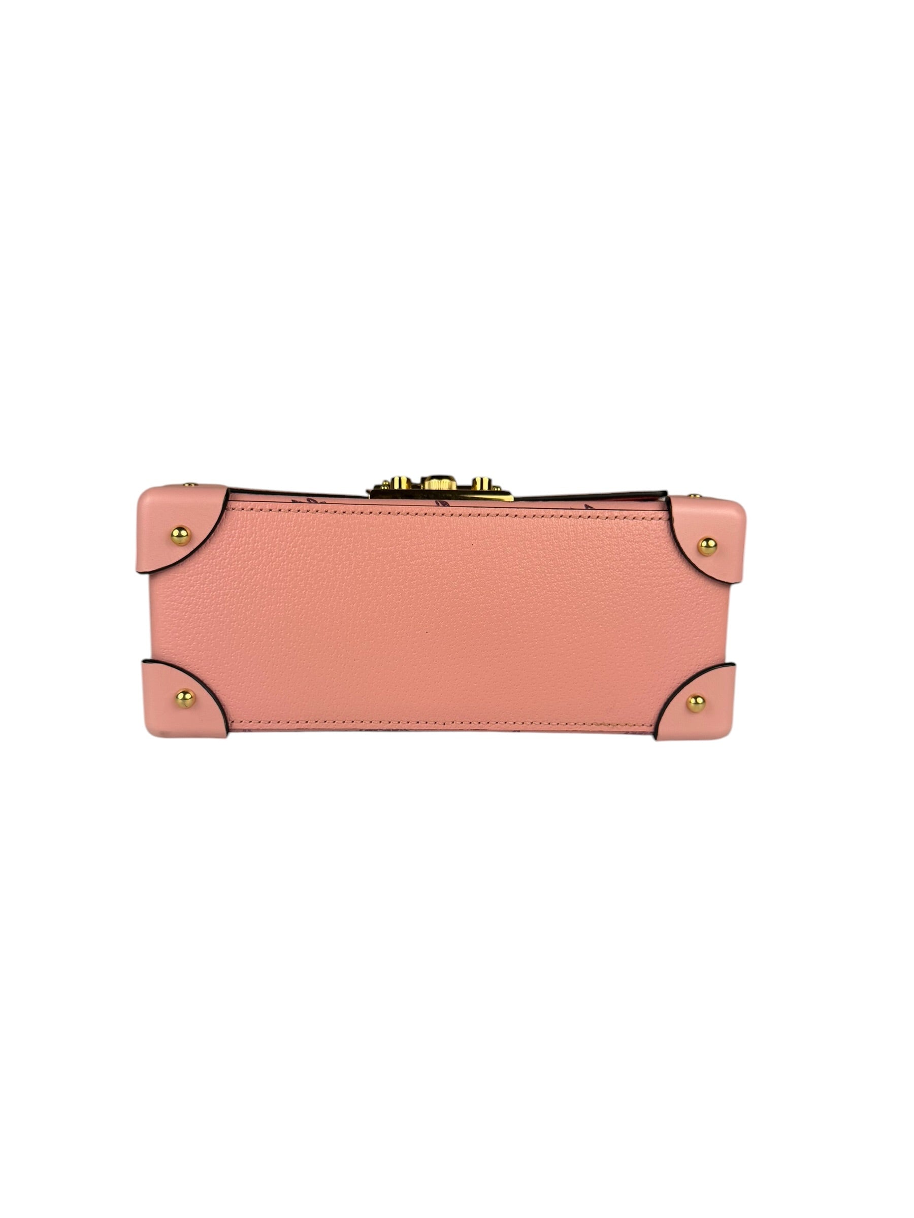 Gucci Valentines Day Padlock Bamboo Handle Handbag