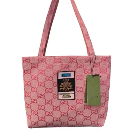 Gucci Beauty GG Canvas Tote Bag Pink