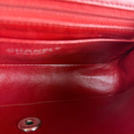 Chanel Red Quilted Leather Classic Mini Flap Bag 2012