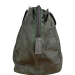 Prada Vintage Green Nylon Top Handle Bowler Bag