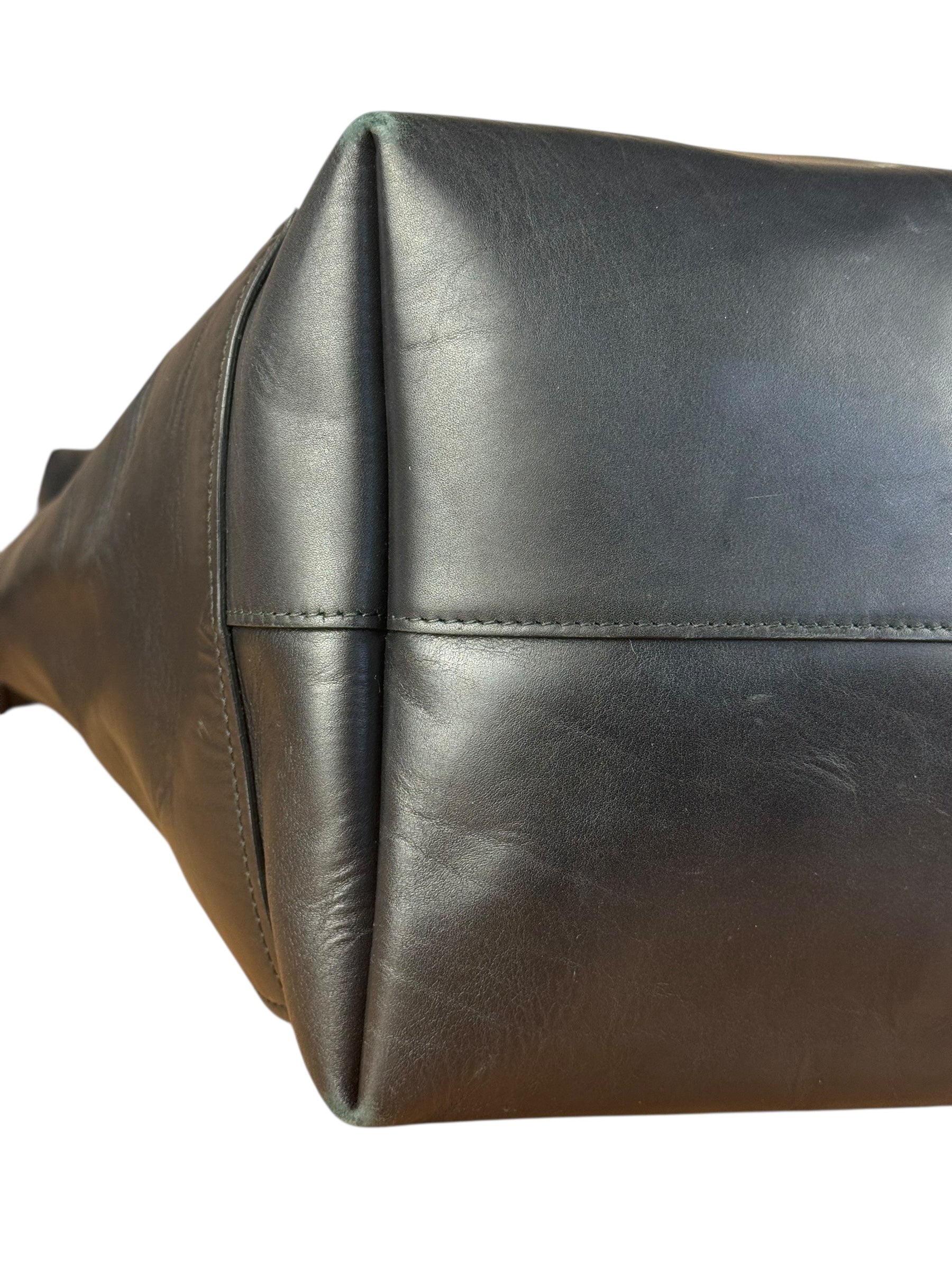 Balenciaga Black Leather Kendall Bucket Bag